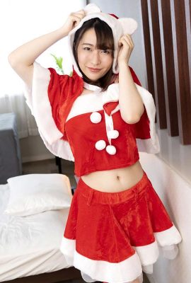 (मोरिता मियुकी) छोटी गोरी चमड़ी वाली सांता क्लॉज़ लड़की आपको अविस्मरणीय क्रिसमस यादें देने के लिए अपने शरीर का उपयोग करती है (31p)