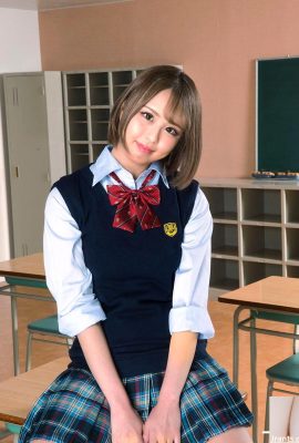 (काशिनो एना) अप्रत्याशित रूप से, छोटे बालों वाली जेके आकर्षक को स्कूल में मौखिक प्रवेश का आनंद पसंद है (20p)