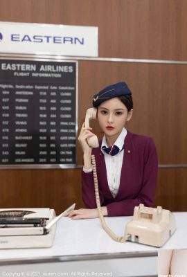 सुंदर और सुंदर युवा परिचारिका वांग झीनी निश्चित रूप से आपकी यात्रा को सुखद बनाएगी (35p)