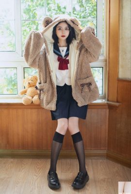 FuLiJi लाओ ज़ियाओबाई स्कूल वर्दी जेके भालू जेके (43p)