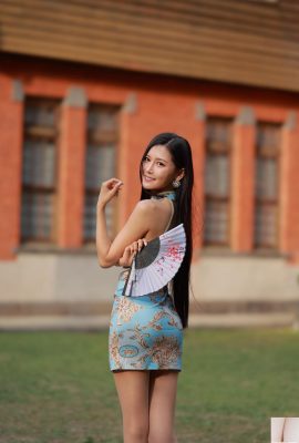 (ऑनलाइन संग्रह) सुंदर पैरों वाली ताइवानी लड़की-जू लिंगलिंग यथार्थवादी आउटडोर शूटिंग (10) (98p)
