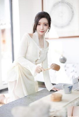 मनमौजी सौंदर्य मॉडल वांग ज़िनयाओ हाई-डेफिनिशन फोटो चित्र (15p)