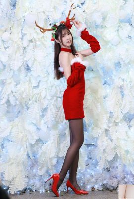 (ऑनलाइन संग्रह) ताइवानी खूबसूरत लेग गर्ल-हुइमी क्रिसमस गर्ल आउटडोर शूटिंग यथार्थवादी (93p)