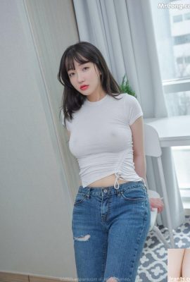 मोटी कोरियाई खूबसूरत लड़की मॉडल ने सोफे पर आकर्षक तस्वीर दिखाई – सोन ये यूं (31p)