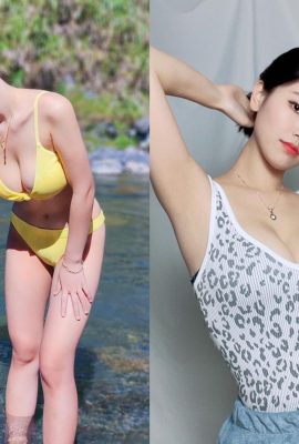 बिकनी में बड़े स्तनों वाली कोरियाई लड़की येक्सी हॉट स्प्रिंग में नहाती है और जमकर उछलती है?(€ इंटरनेट प्रशंसा: विश्व शांति! (11p)