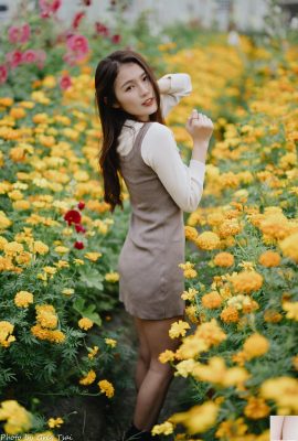 (ऑनलाइन संग्रह) खूबसूरत पैरों वाली ताइवानी लड़की-हुआ क़ियाओजुआन, एक मनमौजी सुंदरता, आउटडोर फोटोशूट (3) (64p)
