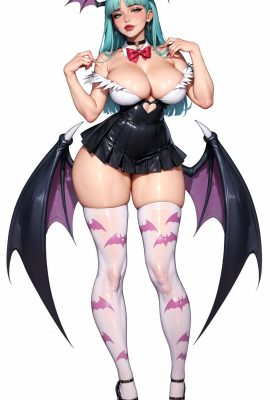 Lustfulwaifux -Morrigan Aensland परीक्षा (AL जनरेटेड) * Patreon * 1