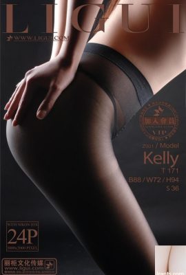 (लिगुई इंटरनेट ब्यूटी) लिगुई में स्काई केली में जिओ डिंग के ब्लैक रेशम की एक दुर्लभ सुंदर तस्वीर है (25 पी)