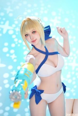 कॉसर देवी “Xuanzi” आकर्षक और प्यारी और प्यारी है, वह अपने सुपर सेक्सी “बड़े स्तन” दिखाती है (10p)