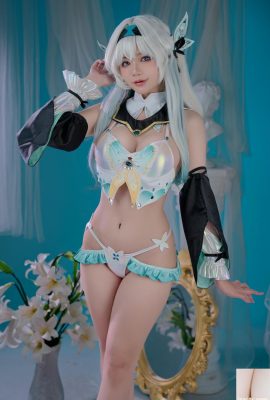 (इंटरनेट कलेक्शन) Zinieq (中》 cosplayer) cosplay जुगनू – Honkaistar रेल (49p)