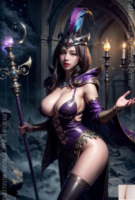 Rurina जादूगरनी = cosplay (