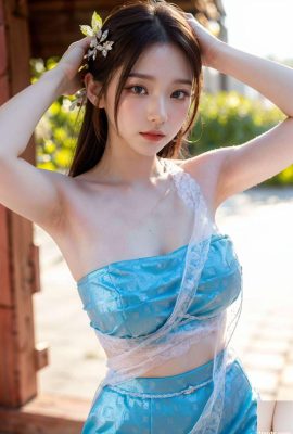 थाईलैंड नीली पोशाक