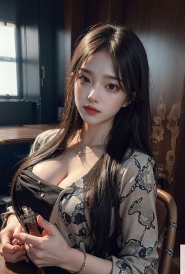 ★पैट्रियन★ (एआई काओरी) सेट 1 – सुंदर पोशाक वाली प्यारी लड़की