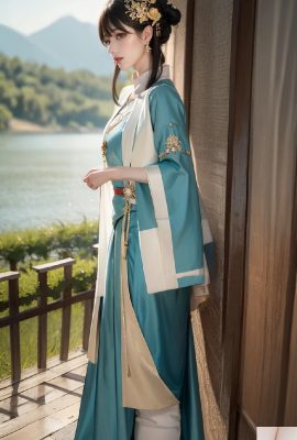 चीनी मिंग शैली की लड़की