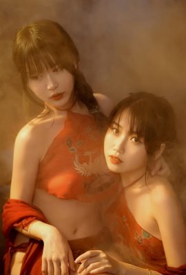 टीना बहुत दुष्ट है – प्राचीन शैली युगल (और सुस्त बिल्ली नहीं) (16पी)