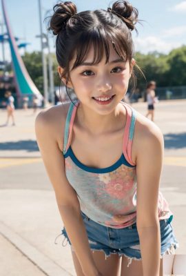 ★पैट्रियन★ (ब्यूटी एआई विकी) मेले में प्यारी लड़की 1