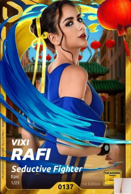 (आईस्ट्रिपर) 24 अगस्त, 2025 – विक्सी रफी – डॉल्ज़ सीरीज़ – सीज़न 8 – सेडक्टिव फाइटर – कार्ड # जी0137 (50पी)